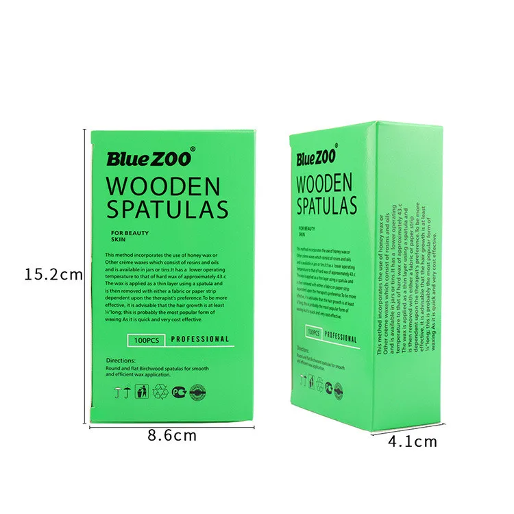 Wholesale 15cm hair removal wax tool hair removal wax facialmask applicator wax stick wooden stick