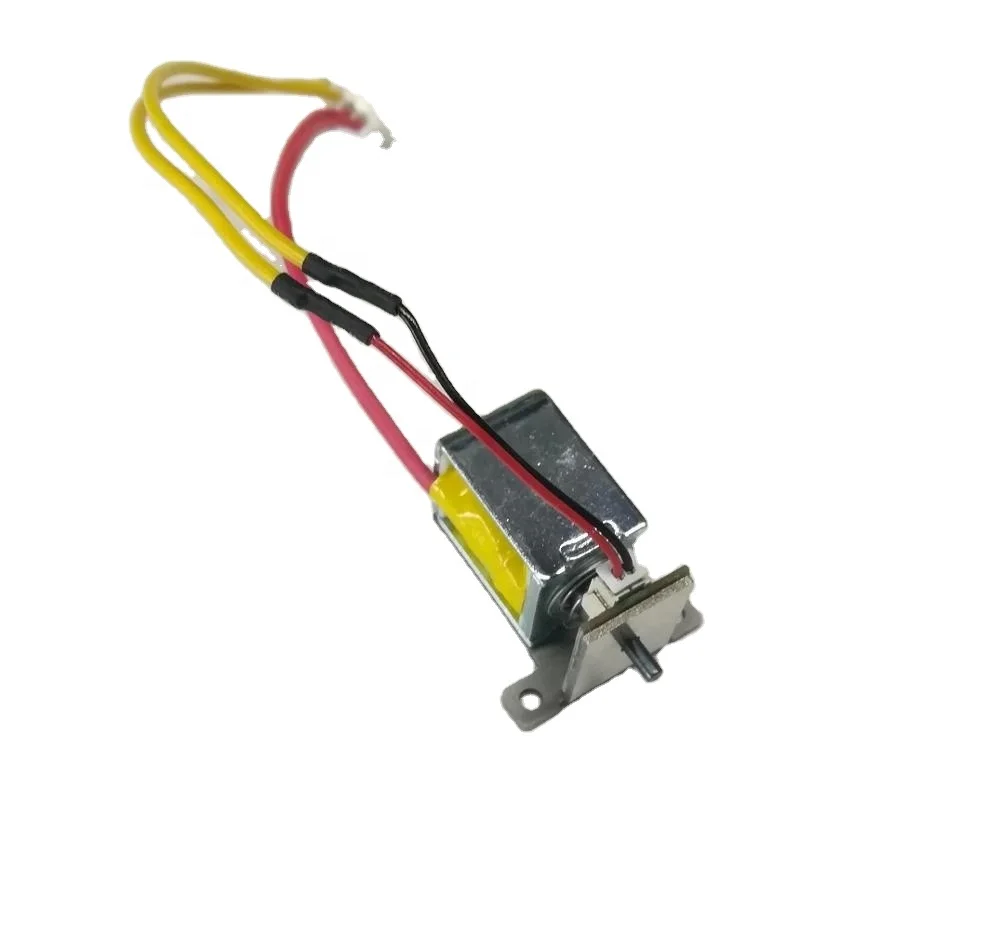 5V DC JSO-0520 with test wire electric door lock push pull solenoid lock electric solenoid lock