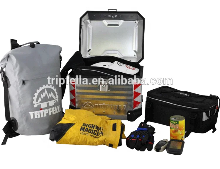 Factory sale 40L Top case Aluminum box for motorcycle