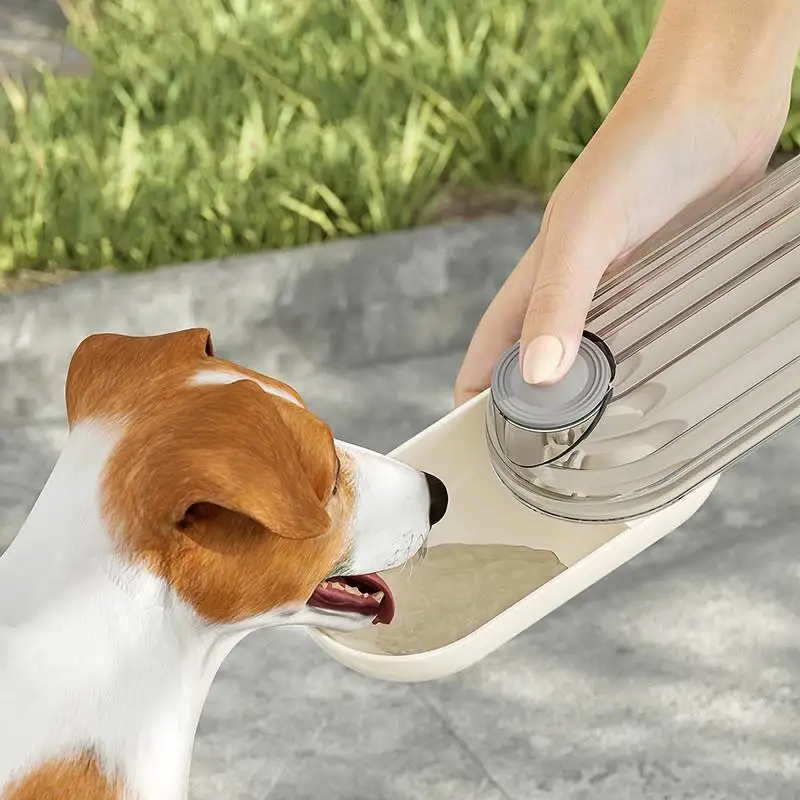 2 In 1 Multifunction 280ml+120ml Dog Bottle Leak Proof Portable Pet Travel 2in1 Dog Water Bottle