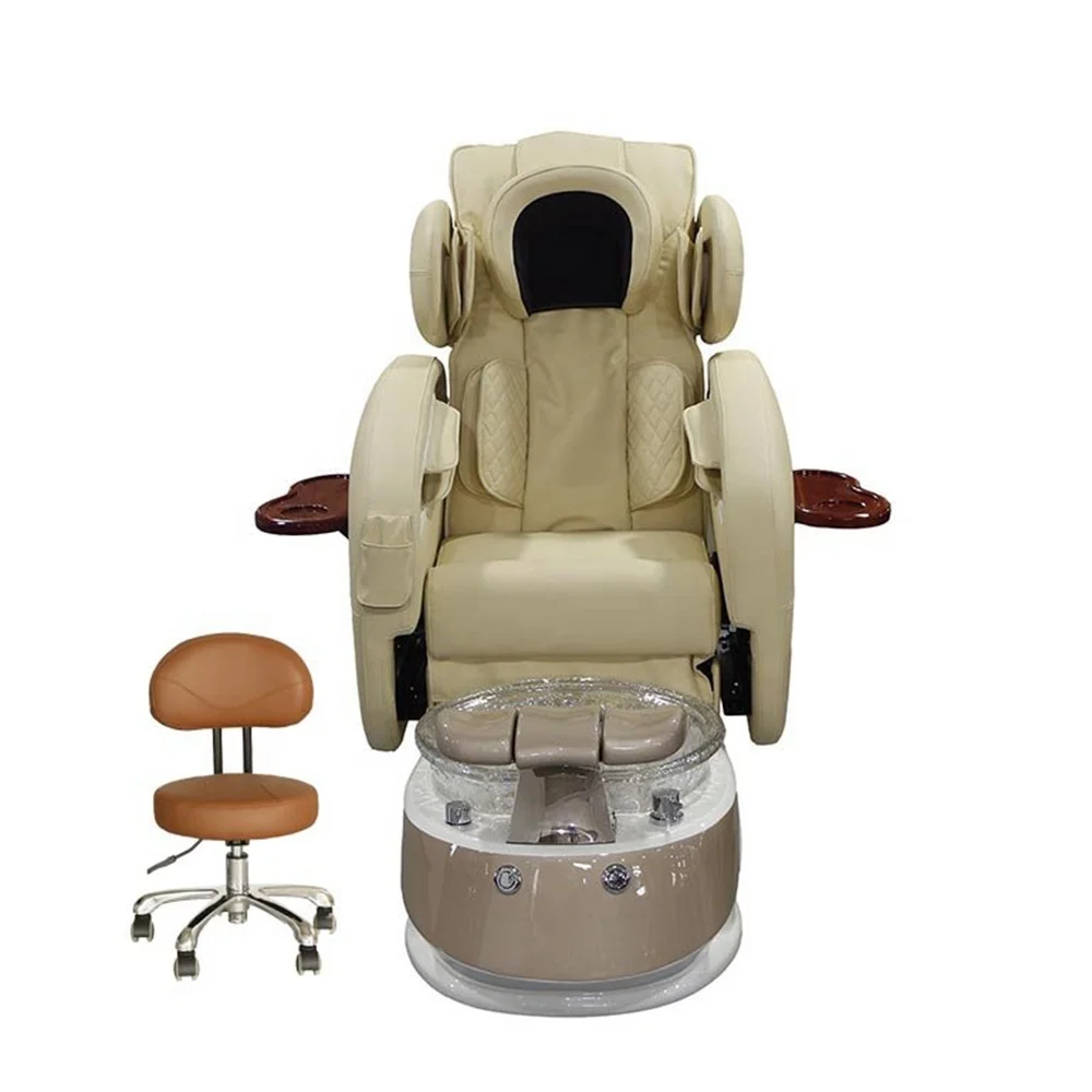 Baihai hot sale luxury armrest sliding zero gravity pedicure massage chair