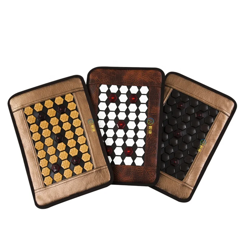 YUEKANG Wholesale Price Jade Stone Far Infrared Sauna Photon Pad Heating Tourmaline Massage Belt For Pain Relief