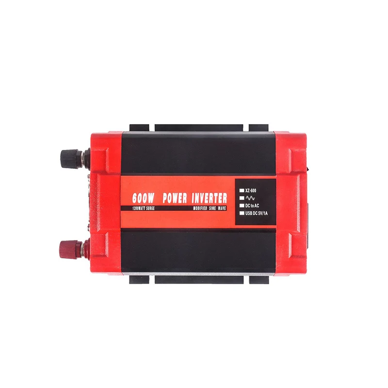 Portable Professional 600W 12V 24V DC to 220V Solar Power Inverter with USB Factory Sale Vehicle Tools