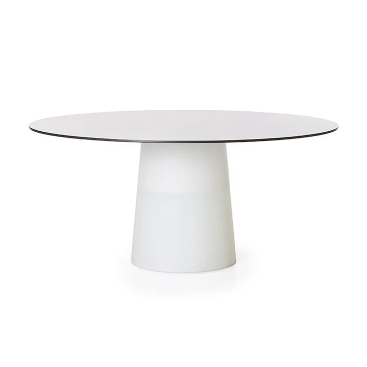 COLAN Low MOQ High-end Luxury Carrying Strong Modern Coffee Dining Table With Painted Base