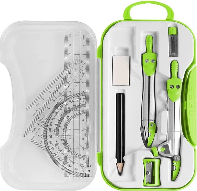 Hot sales Math Sets triangle ruler student geometry stationery ruler triangle drawing tool