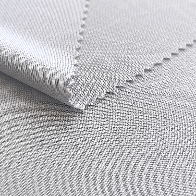Quick dry Polyester Spandex fabric Stretch Jersey lining fabric mesh fabric