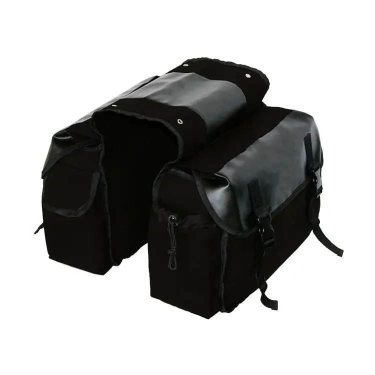 30-40L Bike Double Pannier Frame Bags Water Resistant Rear Seat Cargo Rack Carrier Bag Saddle Bag for Cycling Accessories