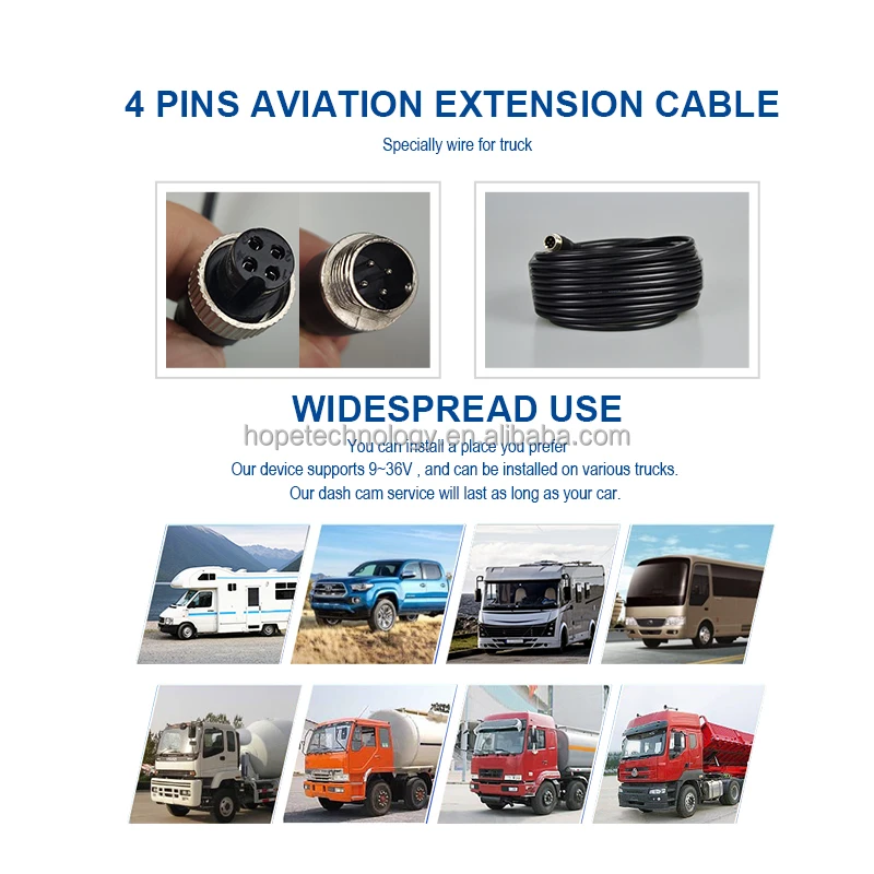 Loop Recording Waterproof Mini 720P 1080P Truck Camera HDD 2TB 4CH GPS 4G Mobile DVR