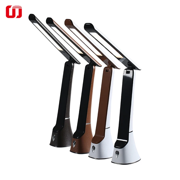 LED learning study lights eye protection cordless table lamp rechargeable portable foldable desk lamp 3 brightness dimmable