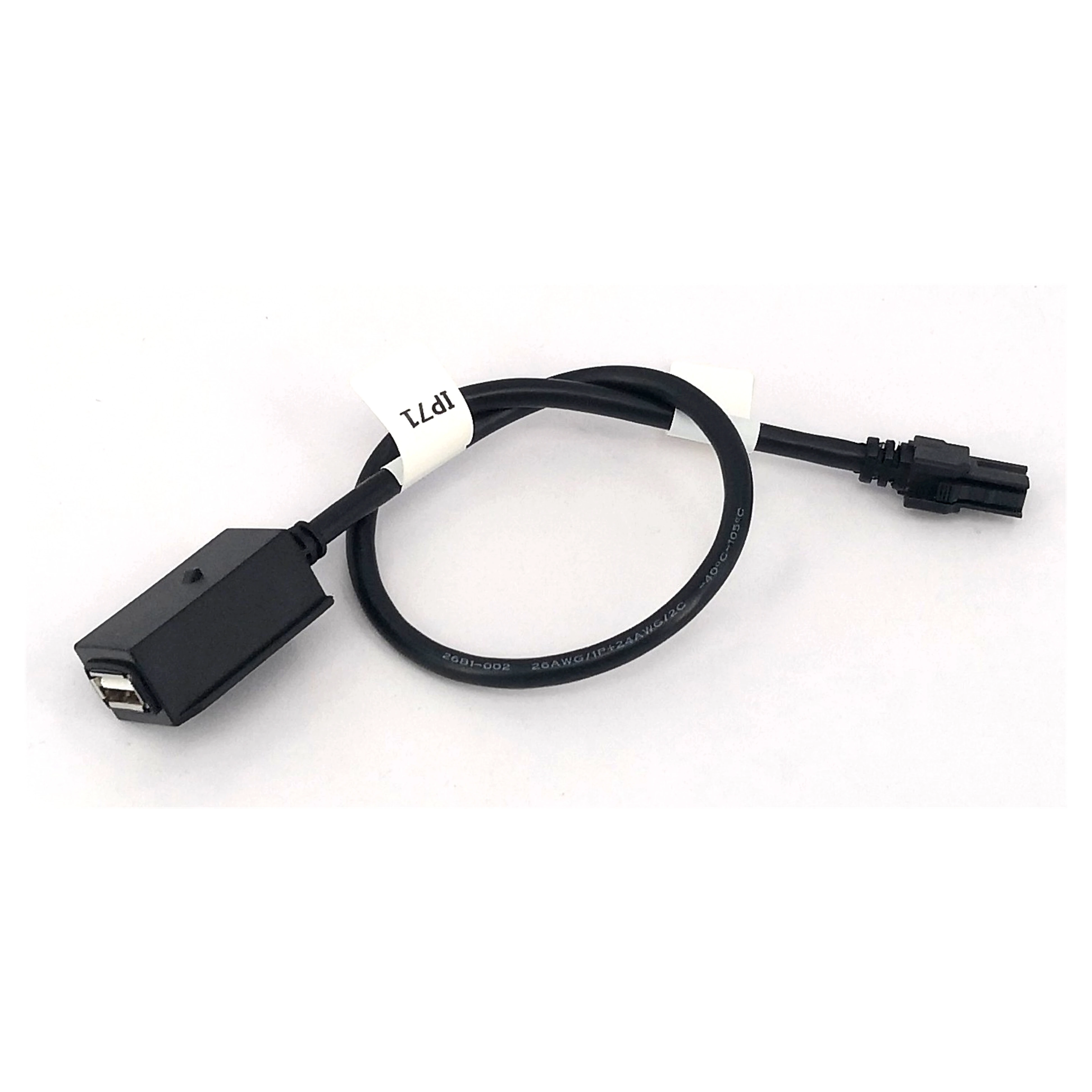 toxu Wire and cable manufacturer  auto wire harness HSVL black fakra  to USB 2.0 wire harness