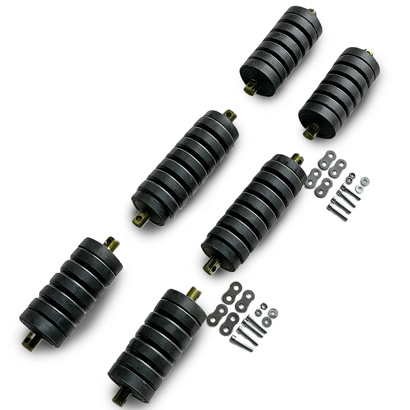 Milling machine spare parts W120F 90121 rubber side guide rollers for belt conveyor