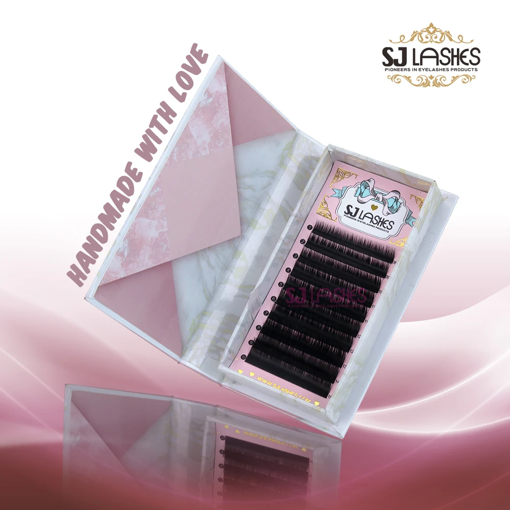 High Quality Korean PBT Fiber Mega Volume Lashes Individual Eyelash Extensions C D Curl Thickness 0.03 0.05mm1