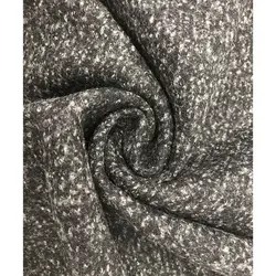 Hot selling wool cotton polyester tweed heavy woolen fabric for over coats