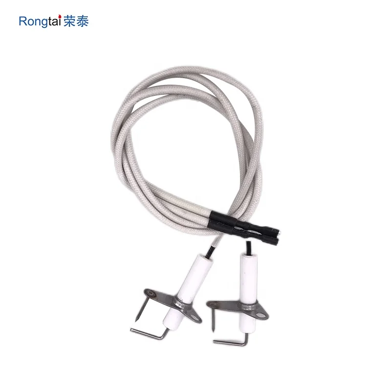 Glazed 95% Alumina Ceramic Ignition Needle Spark plug Electrode For BBQ Gas