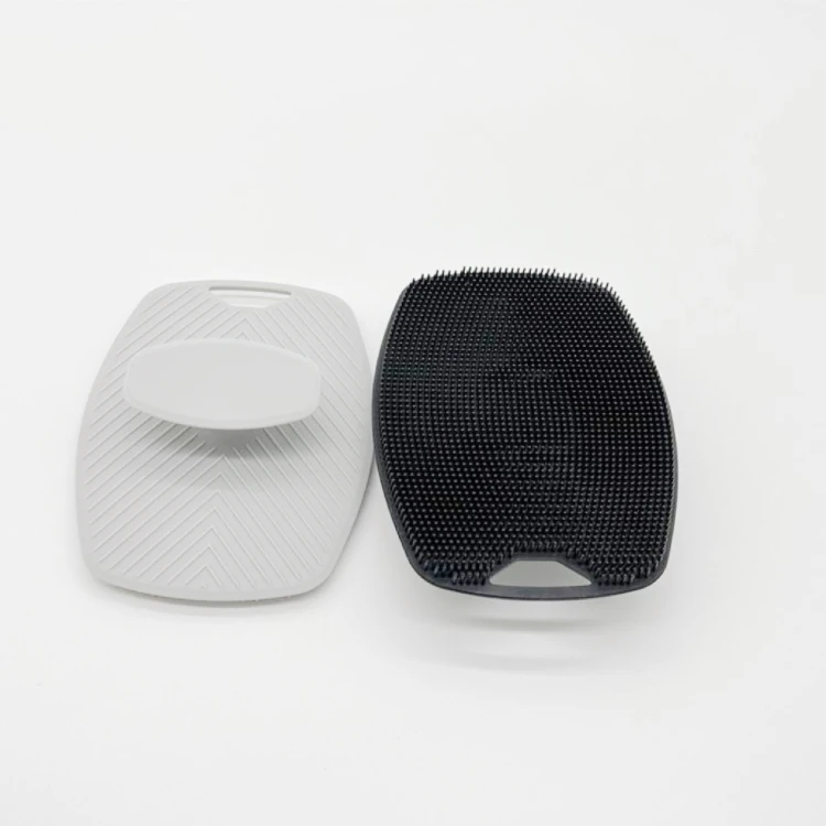 Custom Logo Exfoliating Cleansing Silicone Scrubber Body Soft Body Scrubber Silicone
