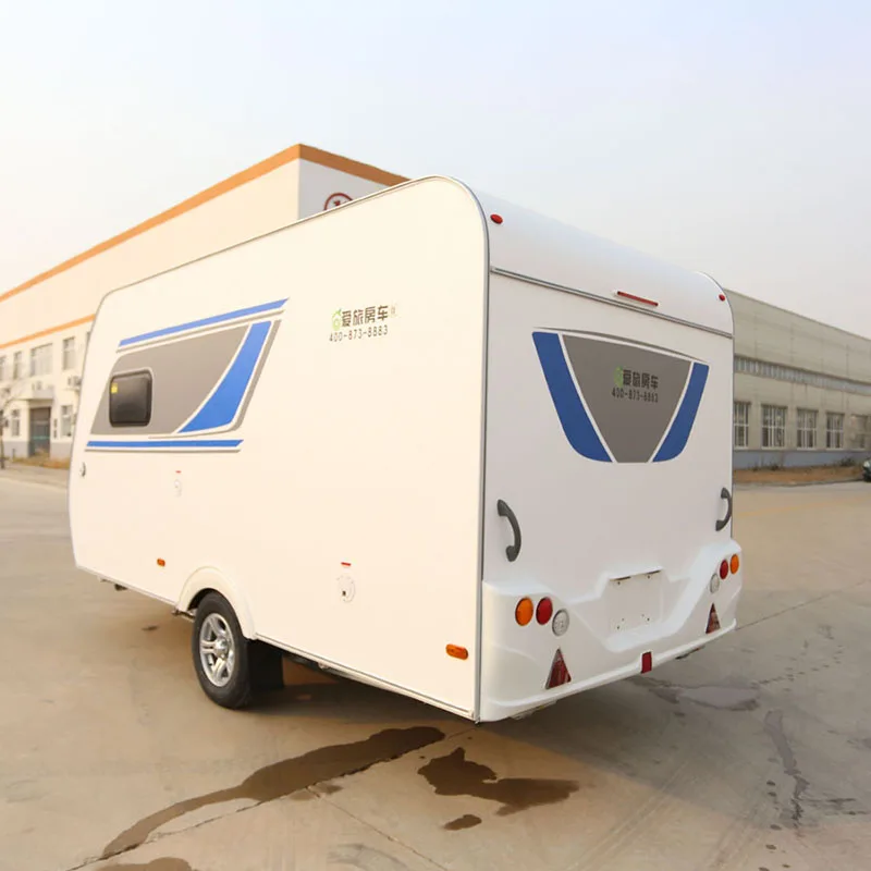 Famous tourism aluminum rv travel truck camper trailer for sale Made in China
