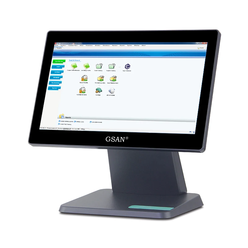Multi-Point Capacitive Touch Control Cash Register Box 14 Inch Touch Pos Machine Cashier Pos System