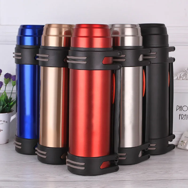 
Double Wall Thermos Cup Large Military Stainless Steel Vacuum Flask 1.2L 1.5L 