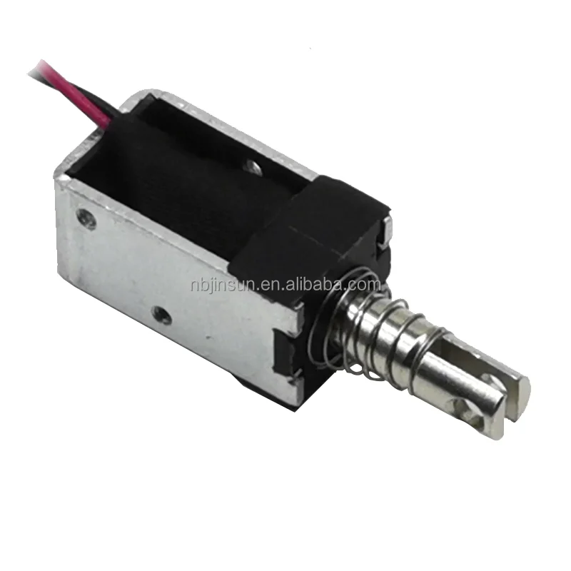 JSK-0730-1 12V, 24Vdc single keep solenoid push pull solenoid