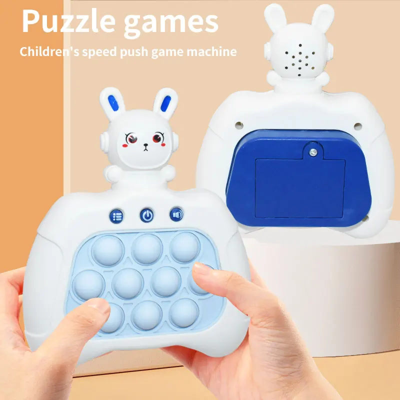 Hot Speed Push Music Game Machine Educational Plastic Toy for Children to Exercise Hands and Brains by Pressing Buttons