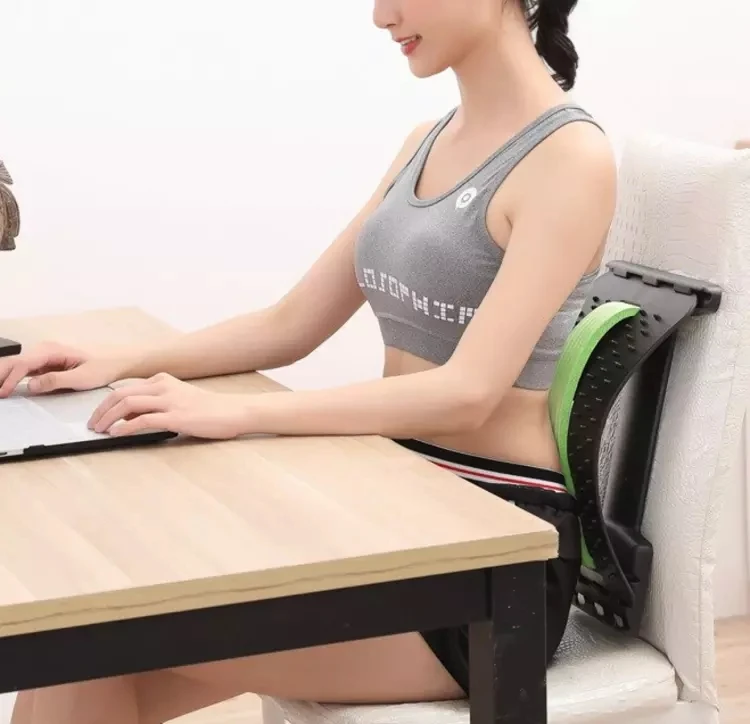 
New Adjustable Spine Pain Relief Magnetic Orthopedic Lumbar Support Back Massage Stretcher 