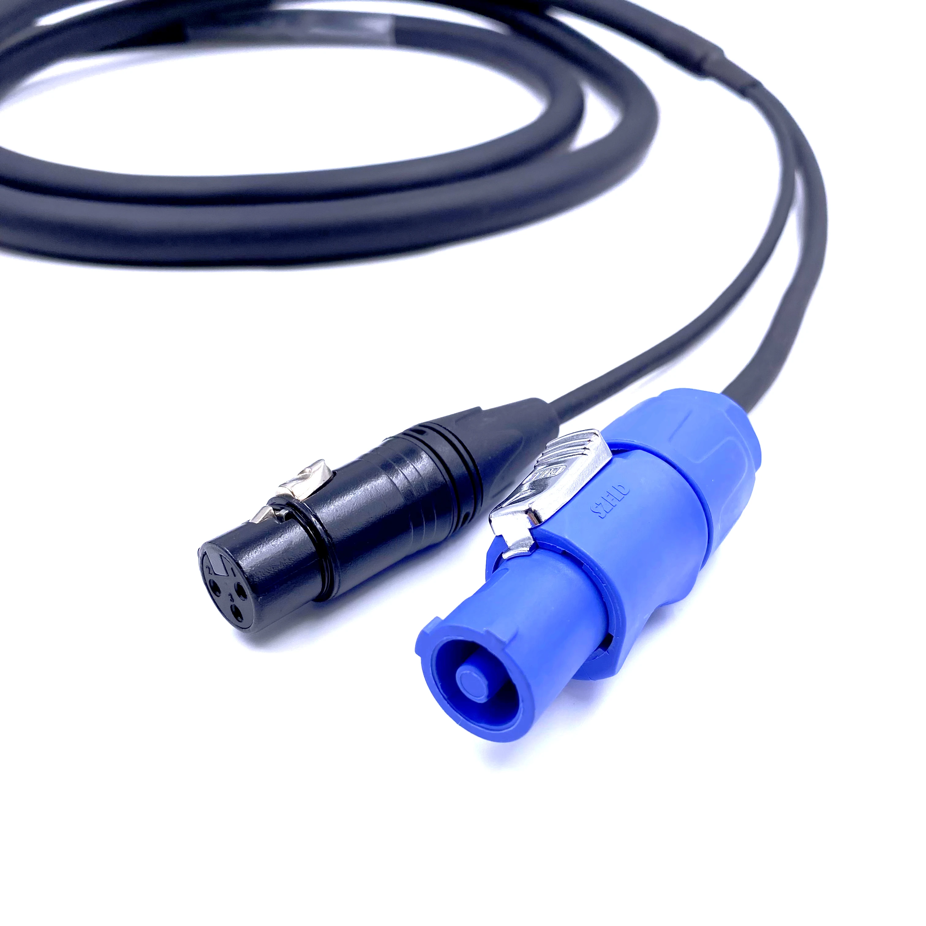 Lighting Powercon DMX Combi Combo Hybrid Cable for Stage Light