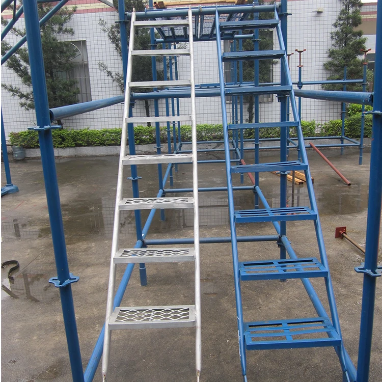 Wholesales Building Construction Material Scaffold Ladder Beam Capacity Scaffold Stairs Ladder With Hook