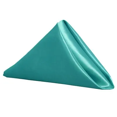 Wholesale Waterproof Restaurant Hotel Polyester Satin Table Terracotta Linen Napkins