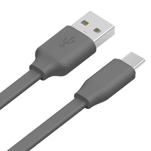 Высококачественный плоский зарядный кабель usb type-c для передачи данных телефона зарядное устройство