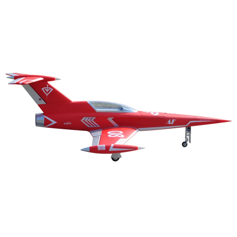 AF Sport Jet 90mm EDF Airplane Wing Span 1200mm KIT ARF PNP EPO Foam RC Airplane With Aluminium CNC Let Servoless metal retracts
