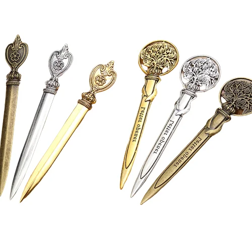 Открывалка для конвертов нож писем сувениры путешествий подарок античный бронзовый цвет металлический Открыватель на