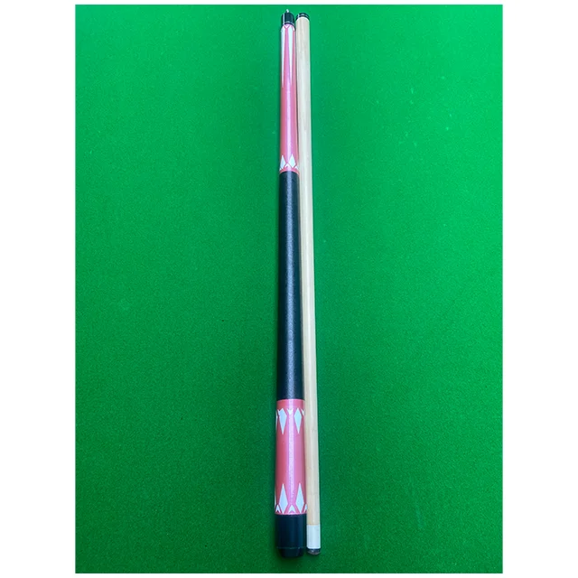 Cheap Wholesale 2-piece Pink Wood Pool Cues Snooker Club 57inch Billiard Cue Stick