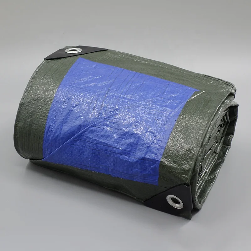 Waterproof Fabric Factory Price UV Treated Woven Pe Tarpaulin with Aluminum Eyelet