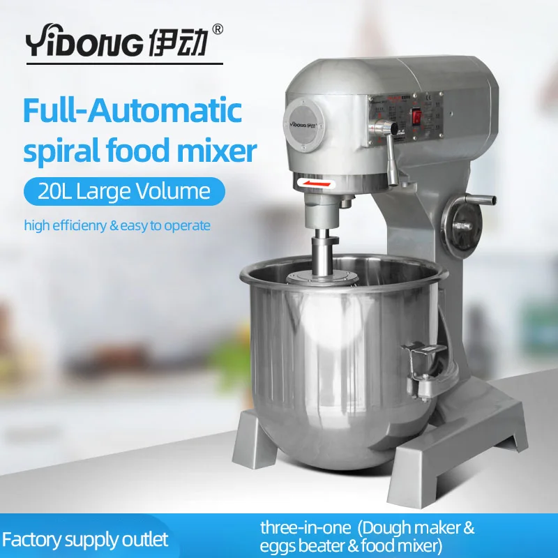 
HJJBJ-30 Best Sale Stainless Steel Bowl Commercial Egg Beater Dough mixer Planetary Food Mixer 