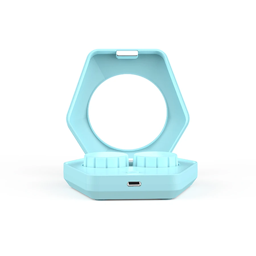 
 Portable Ultrasonic Automatic Cleaner Usb Chargeable Eye Contact Lens Case Cleaner With Mirror Cleaning Machine  