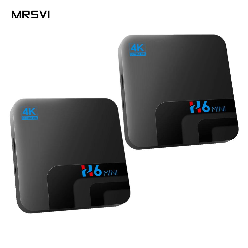 Best H6mini Tv Box 4k Android 10 4GB RAM 32GB 64GB ROM 2.4G/5.8G WIFI H.265 USB3.0 Media Player IPTV TV Box