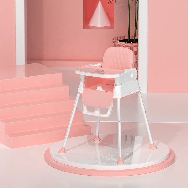 Multifunction Baby Furniture Eating Booster Toddler Foldable Dining High Chair For Feed With Table