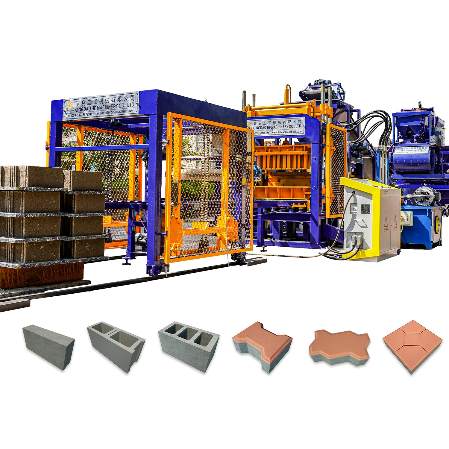 high quality QT5-15 automatic brick making machine interlocking brick machine price hollow block machine ethiopia