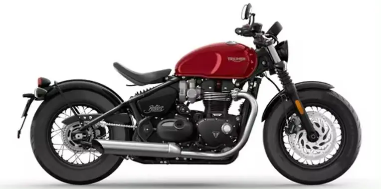 Заказывайте сейчас Триумф Bonneville Bobber Черный стелс издание T120 черная струйная золотая линия Карнавал Красный Сапфир