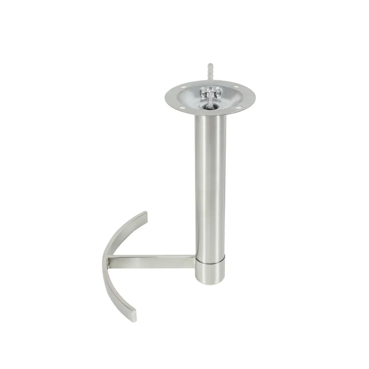 Chair Base Legs Chrome Base Soft Cushion High Bar Stool Chairs Base High Durability Stainless Steel Modern Customizable Support