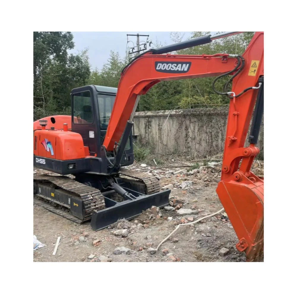 Used Doosan DH55 excavator working condition secondhand doosandx55  small  machine doosan dx 55