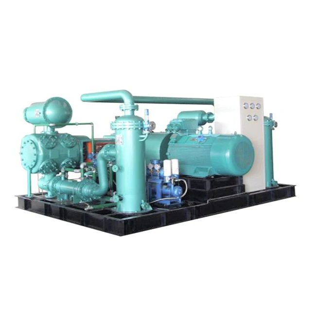 100% purity CO carbon monoxide reciprocating piston booster compressor for sale with DIICT4 EX-proof motor