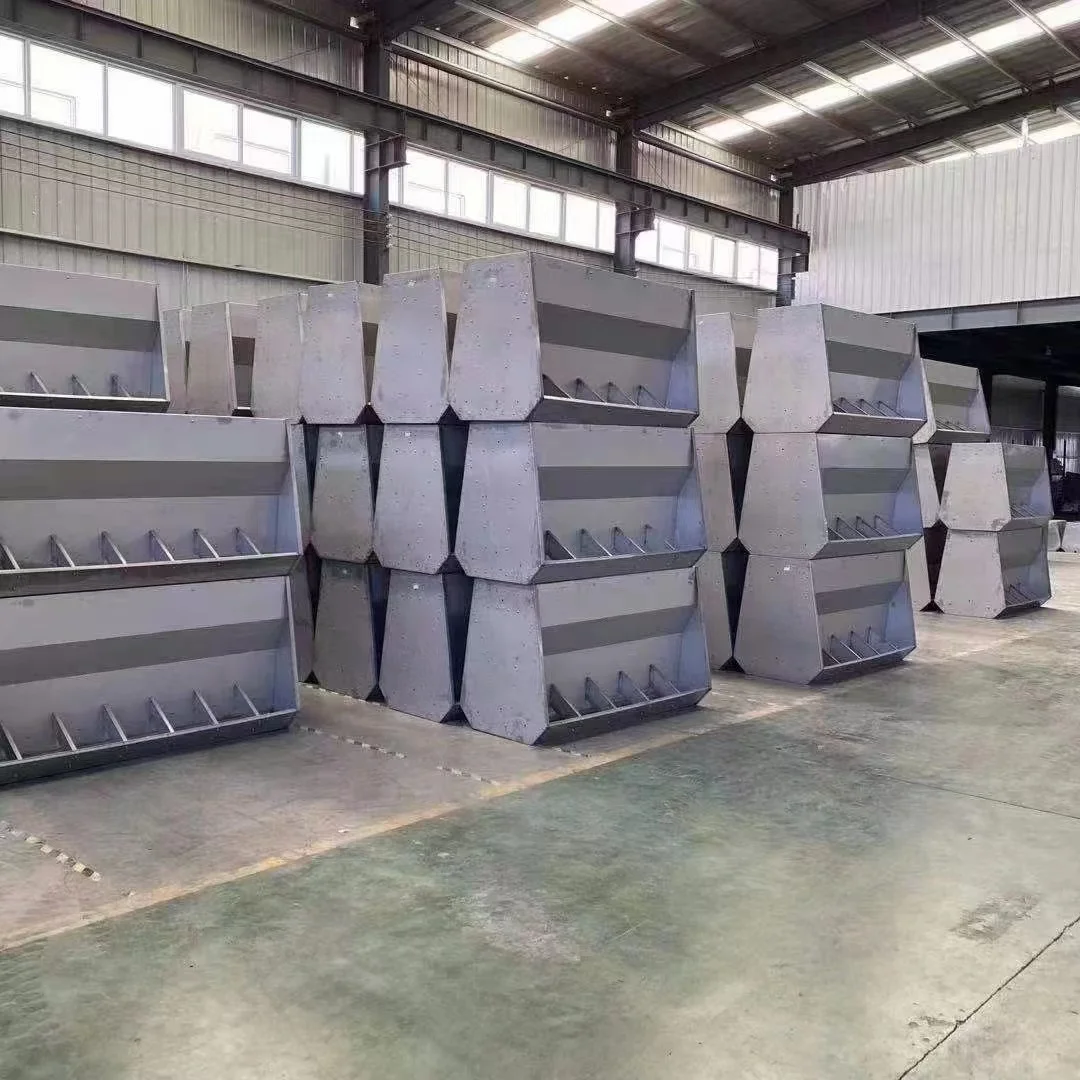 304 Stainless steel single side 5 hole nursery pig feeder used for pig feeding system in pig farm