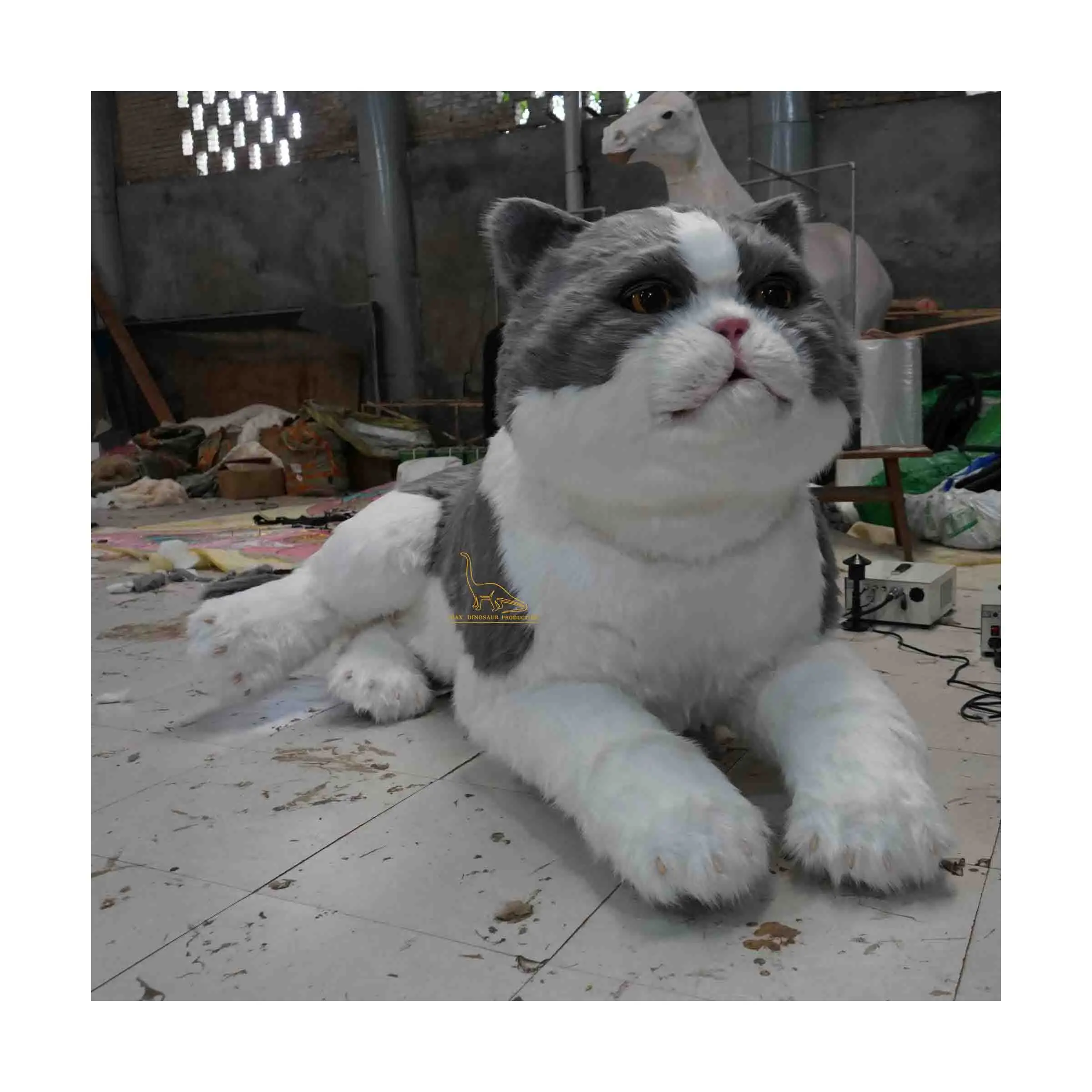 Аниматронные животные Реалистичная аниматронная жизнь кошки 3D реалистичные животные Милая кошка модель