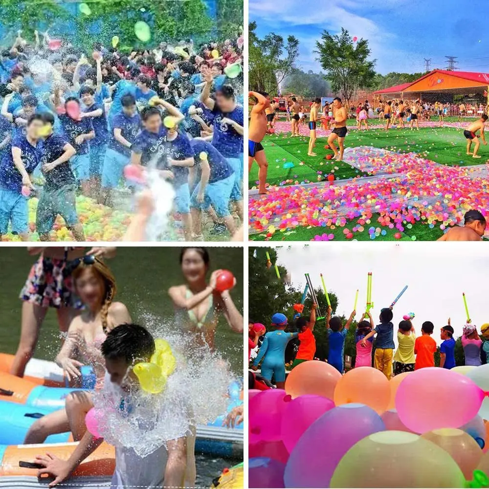 Hot Sell Factory wholesale quick fill three bunches of water balloons 111PCS suitable for summer gaming parties