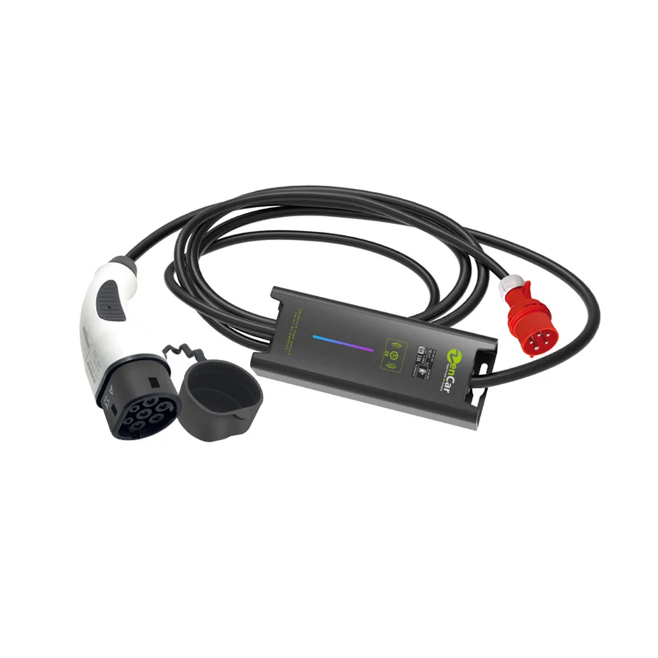 
16A 11KW 3 фазы Type2 Evse зарядное устройство для дома Портативный Уровень 2 Ev зарядное устройство Smart Evse 