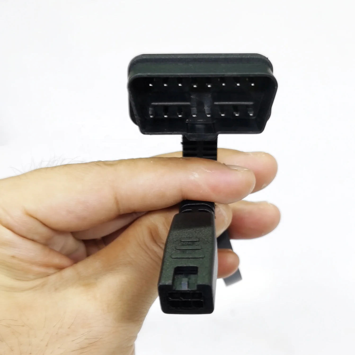 Custom OBD 2 OBD2 Male to Molex Micro Fit 3.0 4 6 16 Pin Female Connector Flat Ribbon Wire Cable