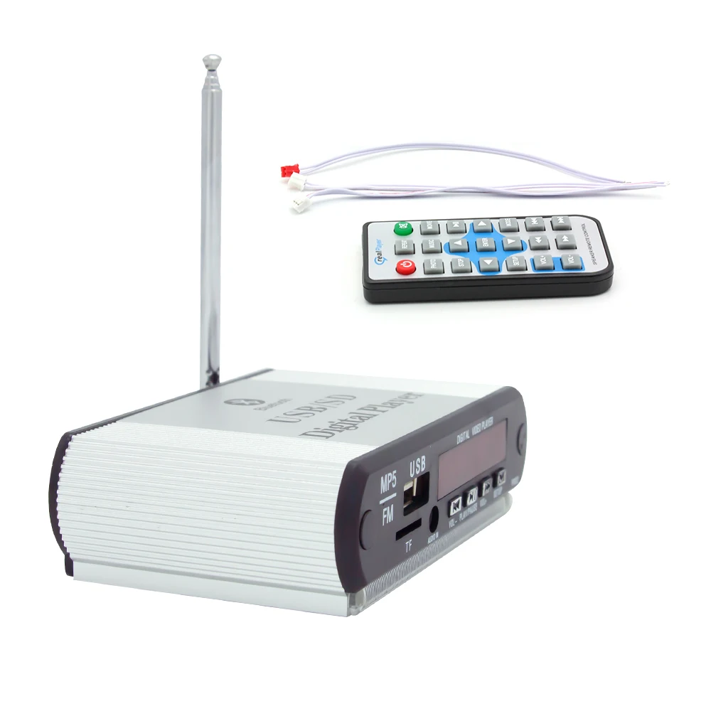 Wireless MP5 Car Video Player MP4 Video Kit Bluetooth 5.0 FM Radio Video Music Photo E-book DC5/12V