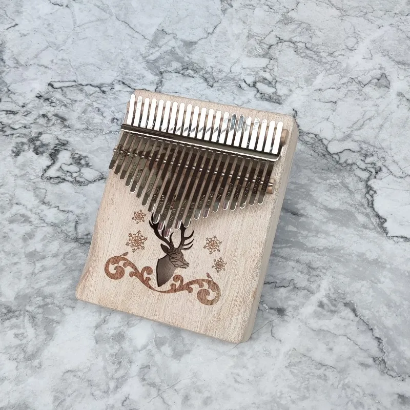 21Keys Double layers Plate Wood Thumb Piano Finger Musical Instrument Kalimba