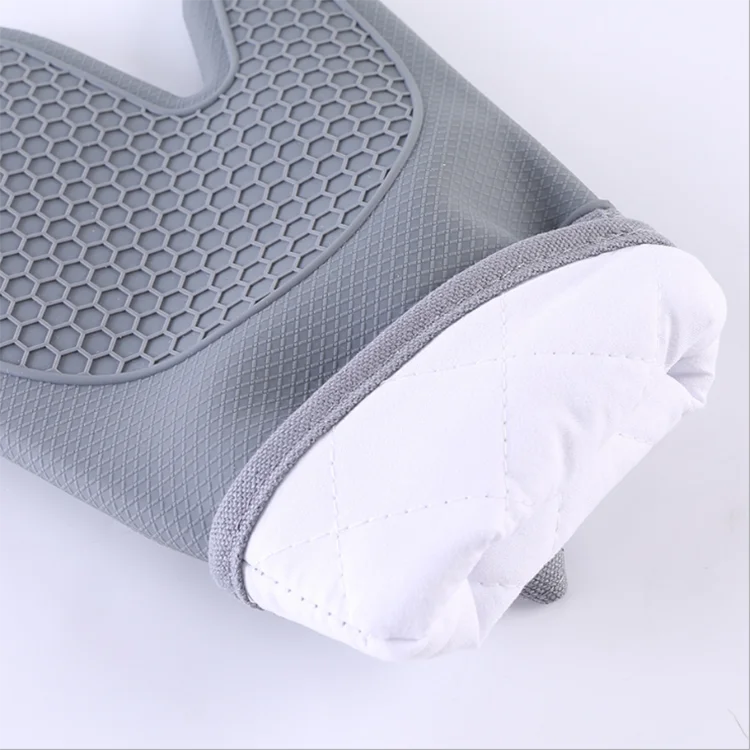 Silicone Heat-resistant Baking and BBQ Silicone Gloves Kitchen Cooking Microwave Mittens